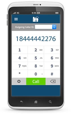 outbound calling with a virtual phone number
