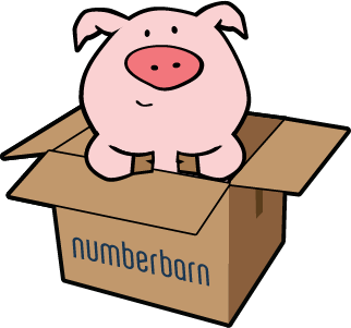 NumberBarn pig in a box