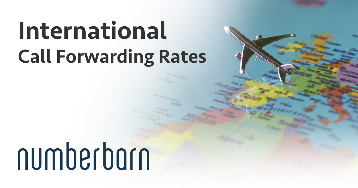 International Calling Rates for NumberBarn Call Forwarding