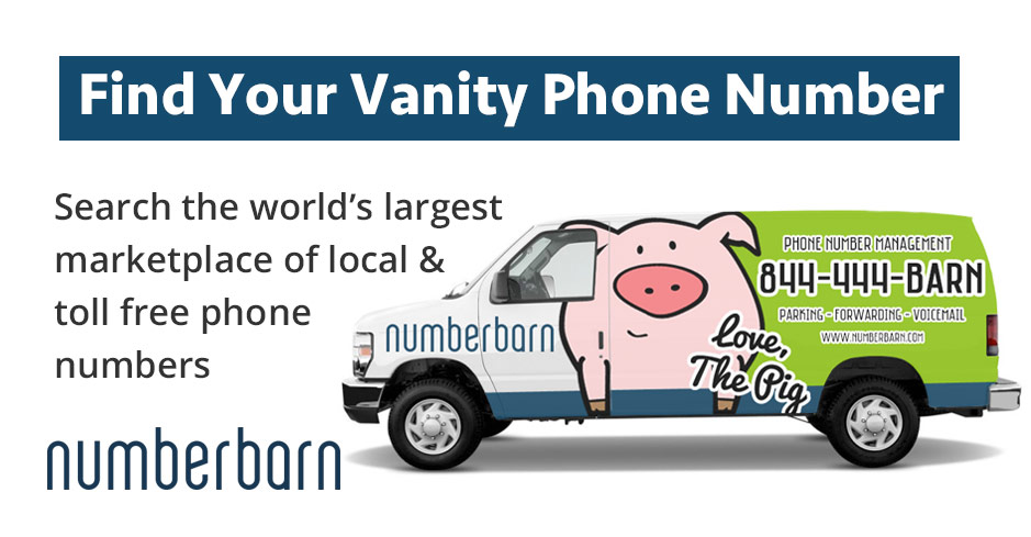 Vanity Phone Numbers From Numberbarn, Vanity 800 Number Generator