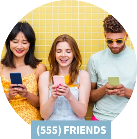 friends texting